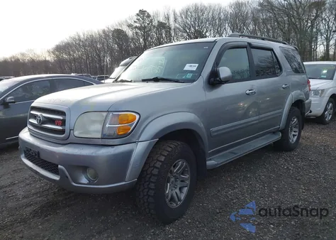 2004 Toyota Sequoia Limited V8 z USA, uszkodzony, nr VIN 5TDBT48A04S228152